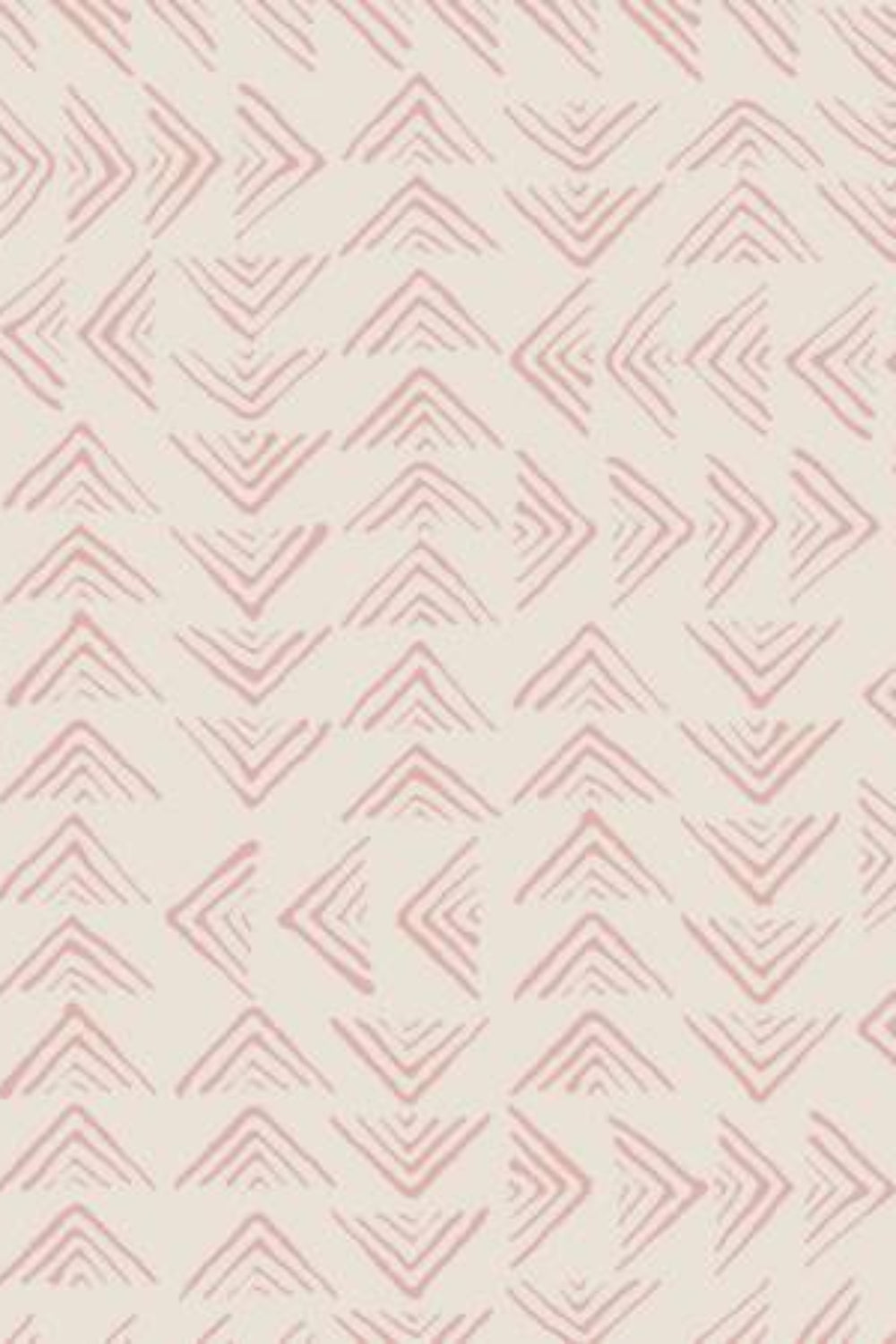 Breezeway by Maywood Studio Collection - Cream/Light Red Triangles – fabric – colorful textile design