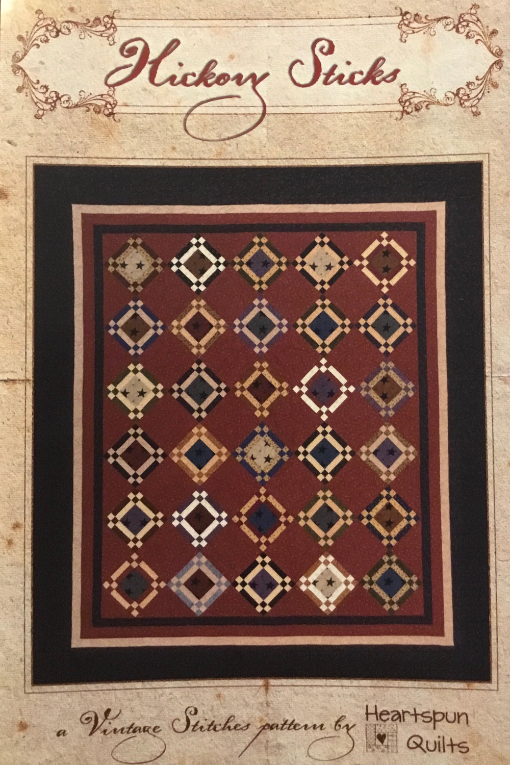 Hickory Sticks – quilt pattern – colorful textile design