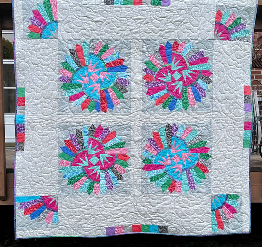 Carnival Quilt – quilts & comforters – colorful textile design