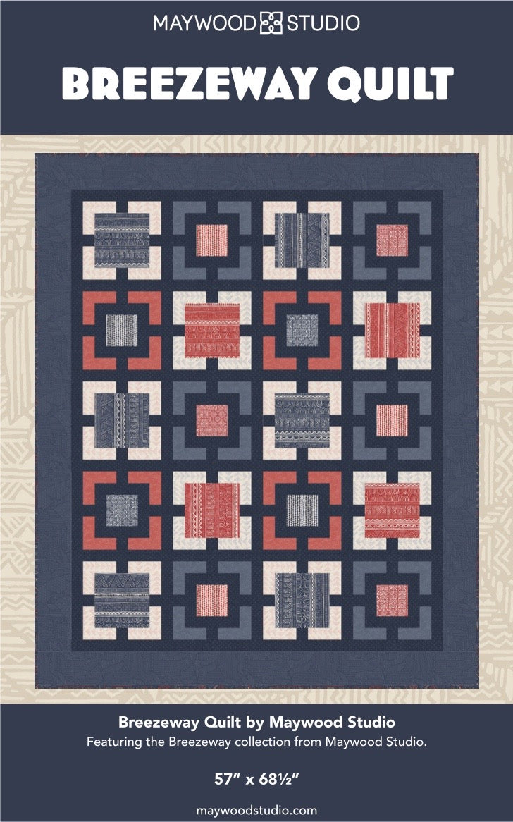 Breezeway Quilt Digital Download – quilt pattern – colorful textile design