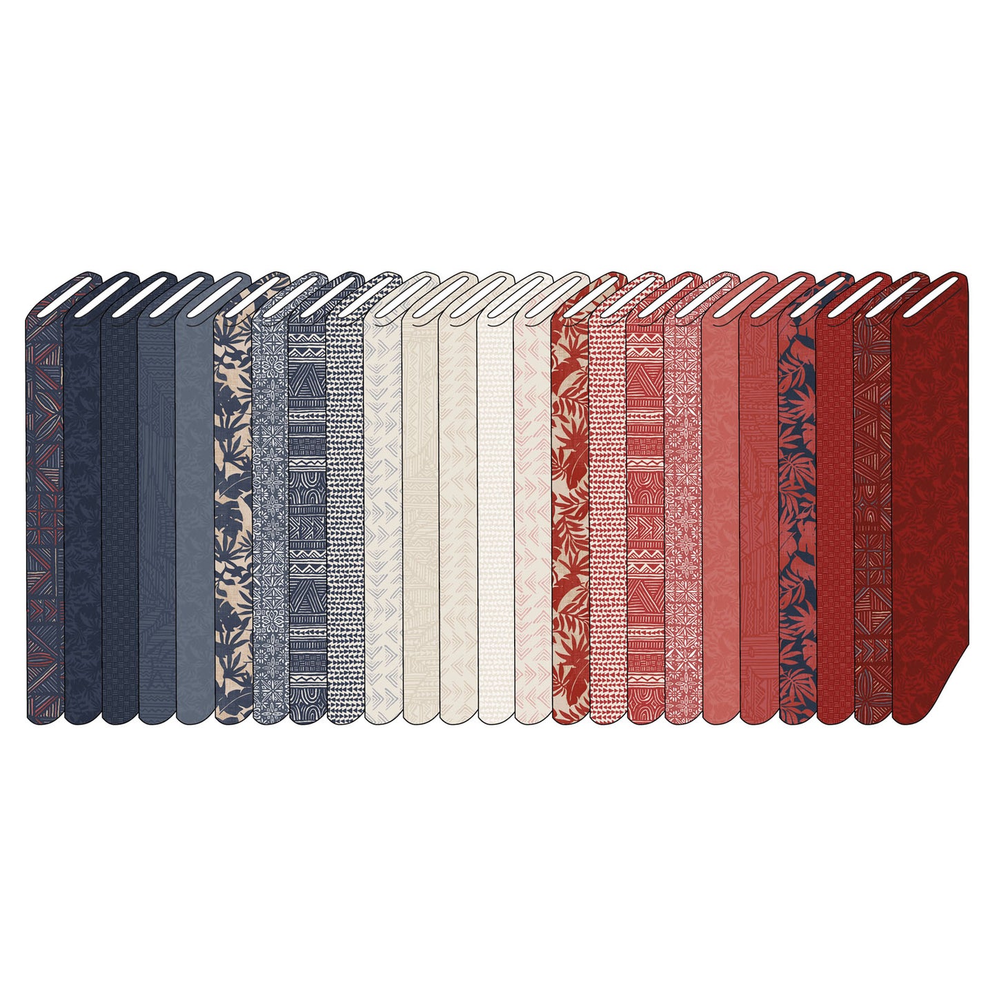 Breezeway by Maywood Studio Collection - Dark Blue Mini Palms
