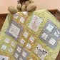 Savannah - Pastel Green, Beige and Gray Baby Quilt – quilts & comforters – made from baby clothes