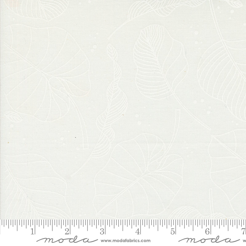 Olive You Leaves Cloud – fabric – colorful textile design