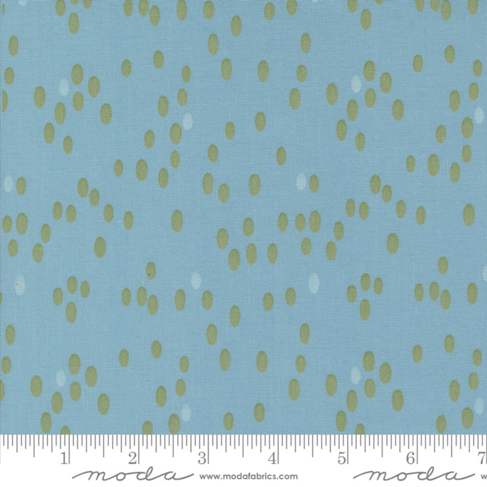 Olive You Dots Glacier – fabric – colorful textile design