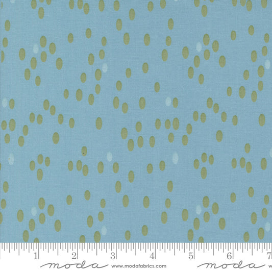 Olive You Dots Glacier – fabric – colorful textile design