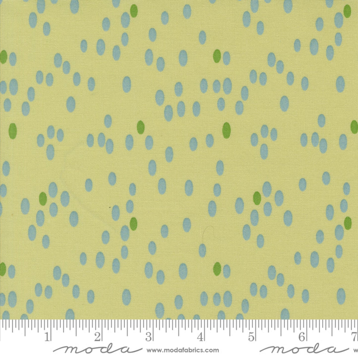Olive You Dots Light Lime – fabric – colorful textile design