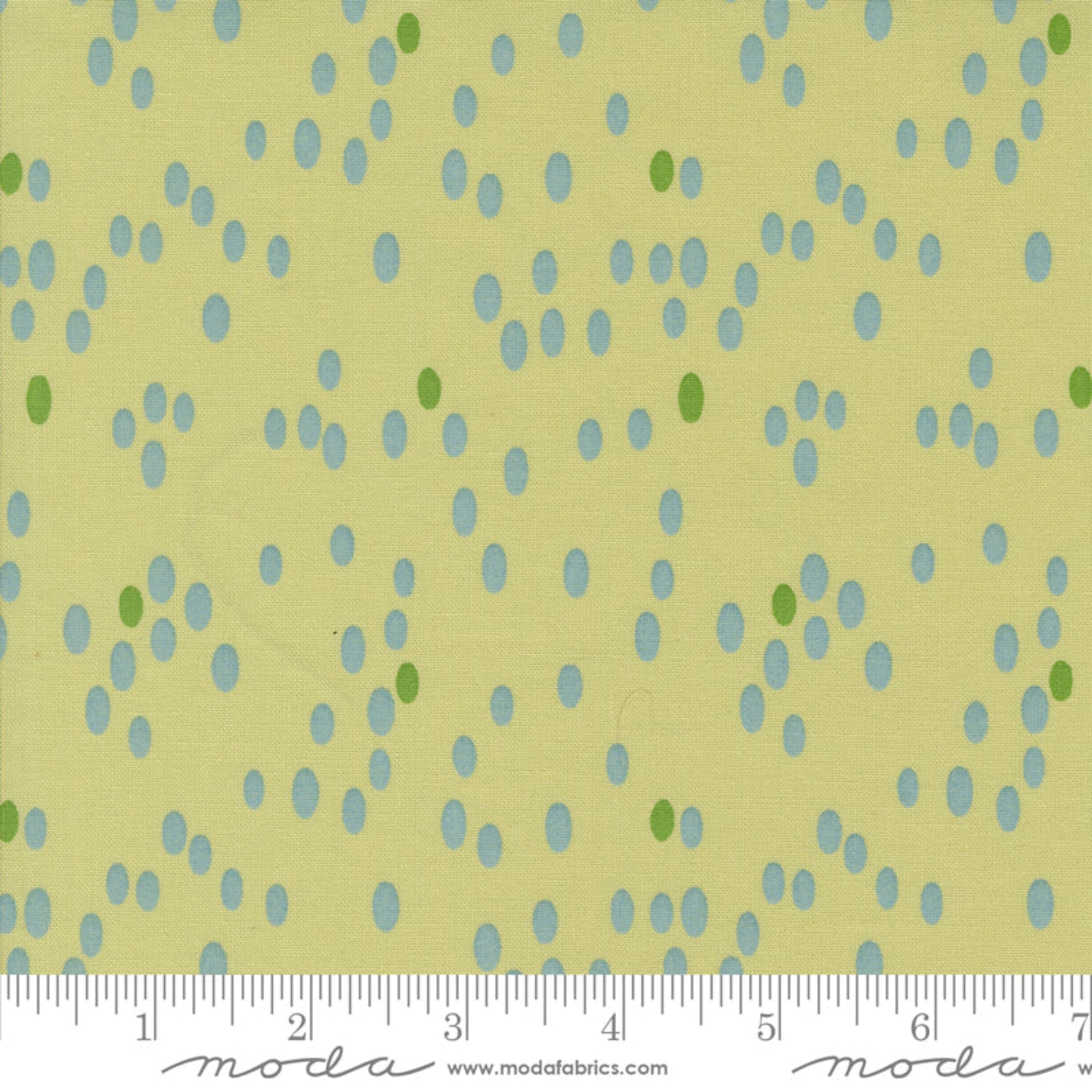 Olive You Dots Light Lime – fabric – colorful textile design
