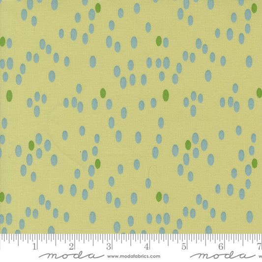 Olive You Dots Light Lime – fabric – colorful textile design