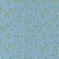 Olive You Dots Glacier Fabric by Zen Chic for Moda Fabrics, close-up of green and pale oval dots on a glacier-blue background.