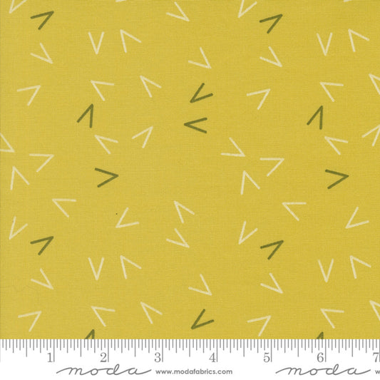 Olive You Arrows Maize – fabric – colorful textile design