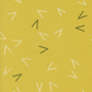 Olive You Arrows Maize Fabric by Zen Chic for Moda Fabrics, close-up of cream and olive-green arrows on maize yellow.
