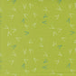 Close-up of Olive You Arrows Leaf fabric by Zen Chic for Moda Fabrics, with scattered white and blue-green arrow marks on a leaf-green background.
