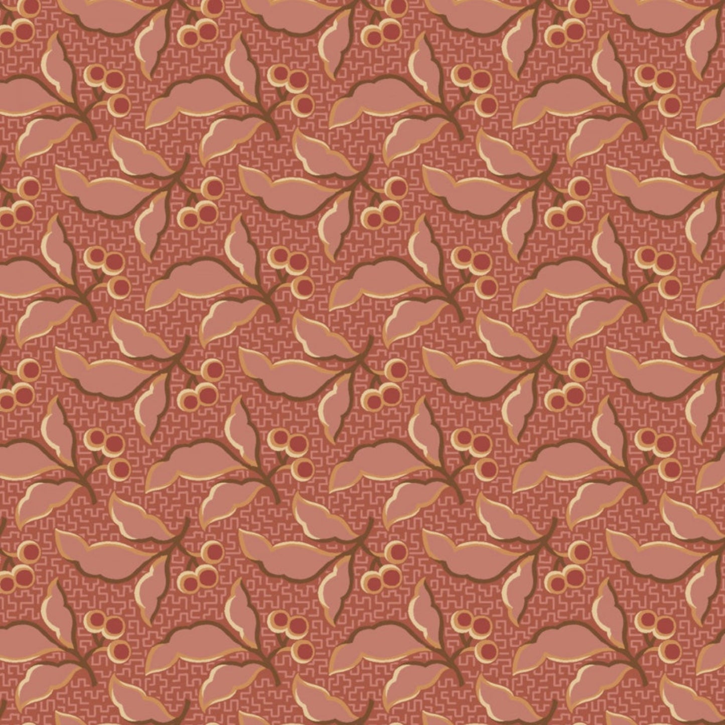 The Fox Homestead by Stacy West, Pink Leaves And Berries