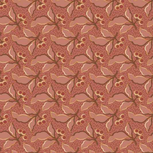 The Fox Homestead by Stacy West, Pink Leaves And Berries