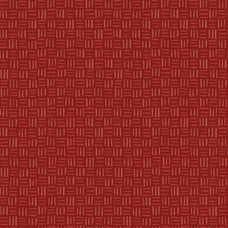 Breezeway by Maywood Studio Collection - Medium Red Mini Triangles Stripe – fabric – colorful 