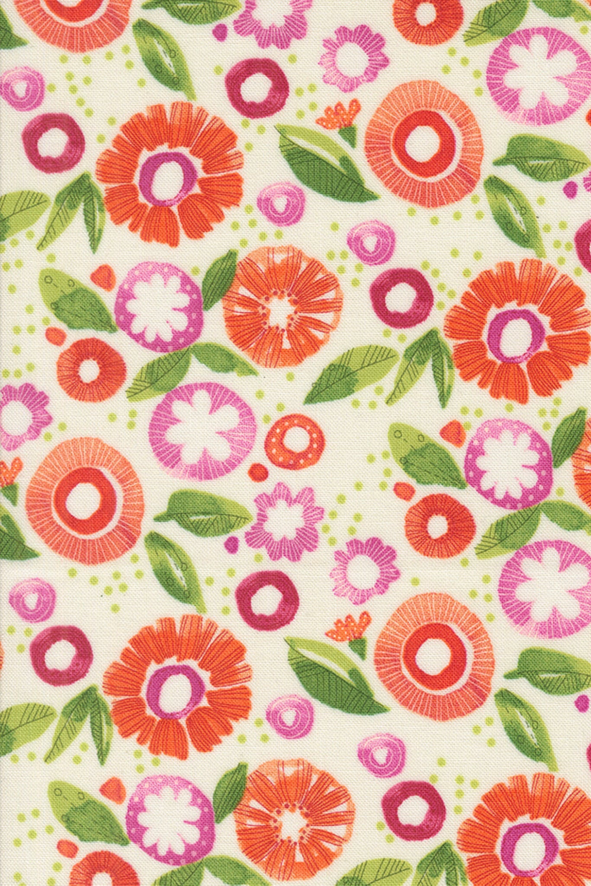 Superbloom Posy Party Cream Fabric – by Robin Pickens for Moda Fabrics