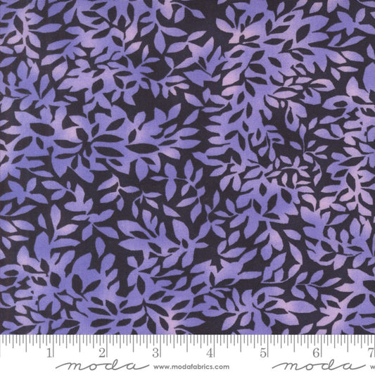 Superbloom Indigo Leafy Blenders by Robin Pickens – fabric – colorful textile design