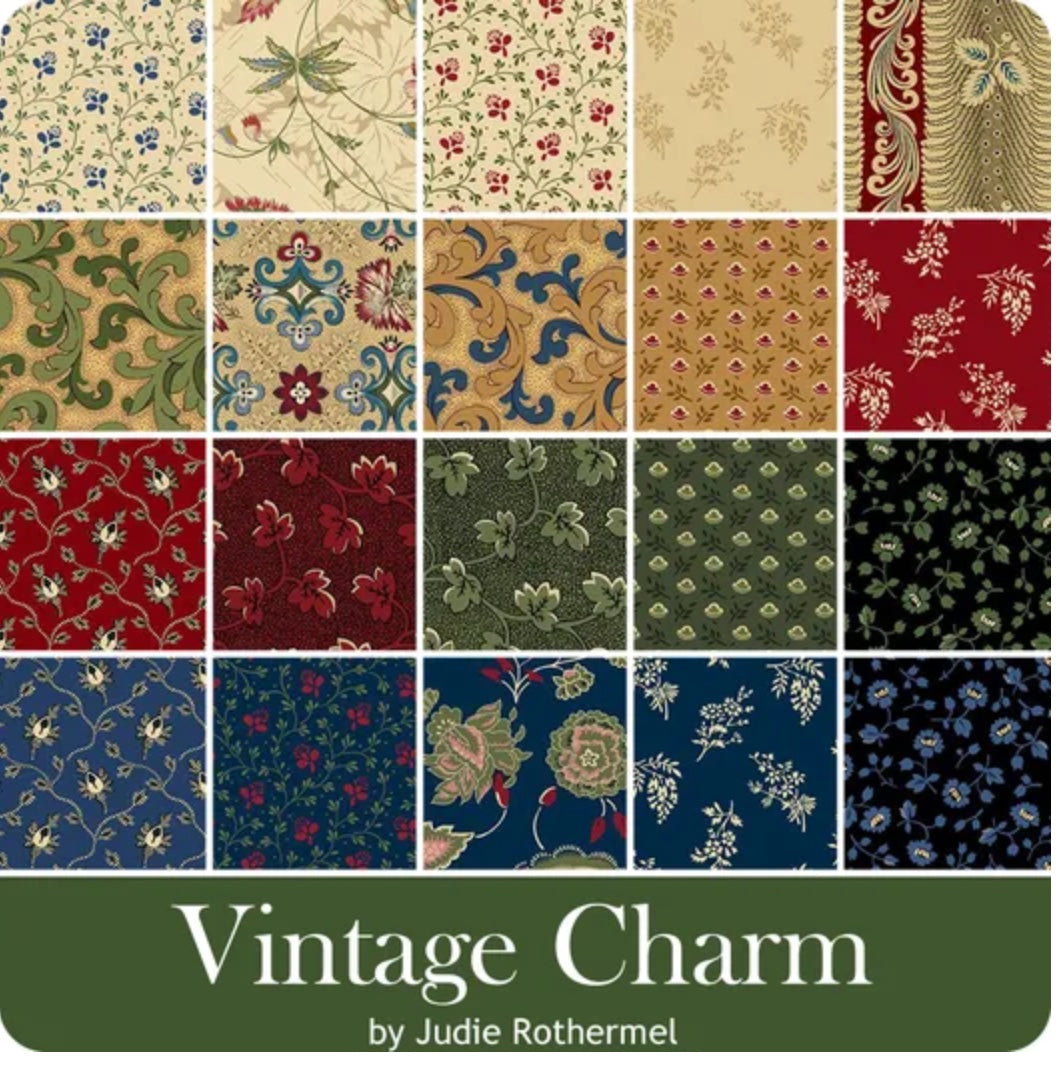 Vintage Charm by Judie Rothermel Collection - Red Cut Flower