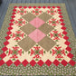 Scarlet’s Medallion Quilt – 68" x 85" Handmade Throw / Twin / Full