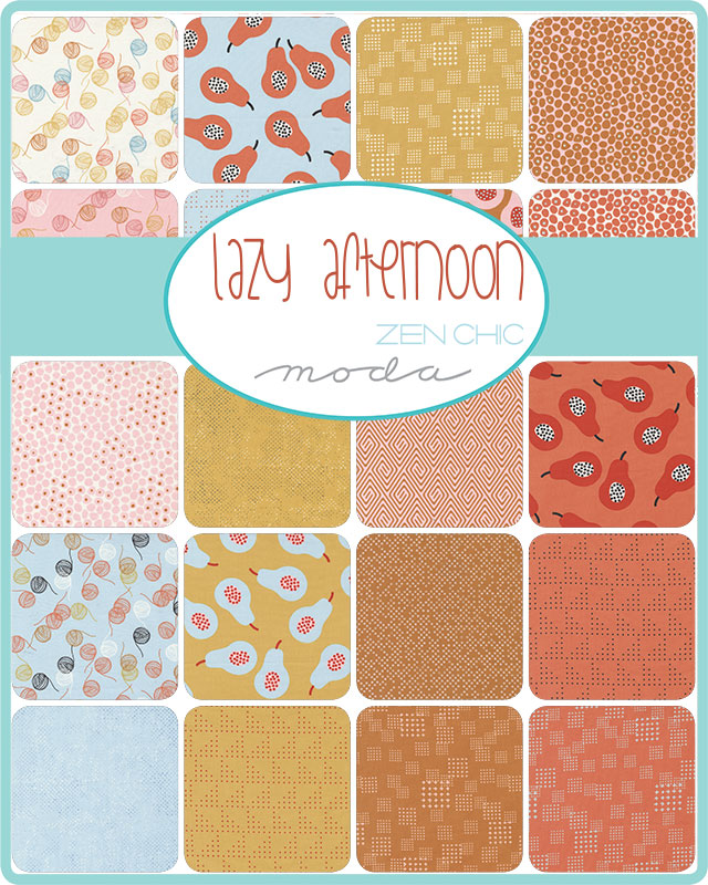 Garden Afternoons – quilt pattern – colorful textile design