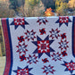 Asteroids Quilt – 72" x 84" Handmade Twin/Full Star Quilt