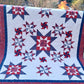 Asteroids Quilt – 72" x 84" Handmade Twin/Full Star Quilt