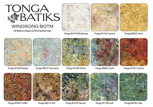 Windsong Tonga Batik Fat Quarters