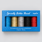 Specialty Bobbin Thread Metallic Mix – 5 Spools, 100 yd Each by WonderFil