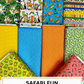 Safari Fun by Terry Runyan for Benartex, Floating Triangles Blue