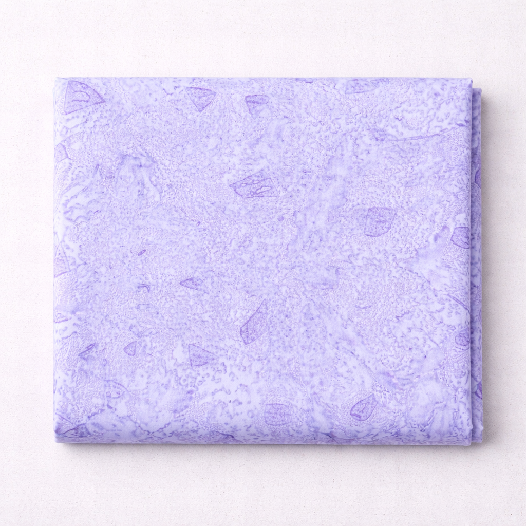 Expressions Batiks Hand-Dyed Periwinkle by Riley Blake Designs – hero shot, fabric folded on light grey background