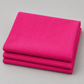 Thatched Fuchsia quilting cotton fabric by Robin Pickens for Moda Fabrics neatly folded in a stack showing the vibrant fuchsia-hot pink tonal crosshatch texture. 100% cotton, 43–44" wide. Available at IraRobi Quilts.