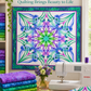 Dream Big Ethereality Dragonfly Quilt Panel by Jeanie Sumrall-Ajero for Hoffman Fabrics