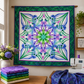 Dream Big Ethereality Dragonfly Quilt Panel by Jeanie Sumrall-Ajero for Hoffman Fabrics