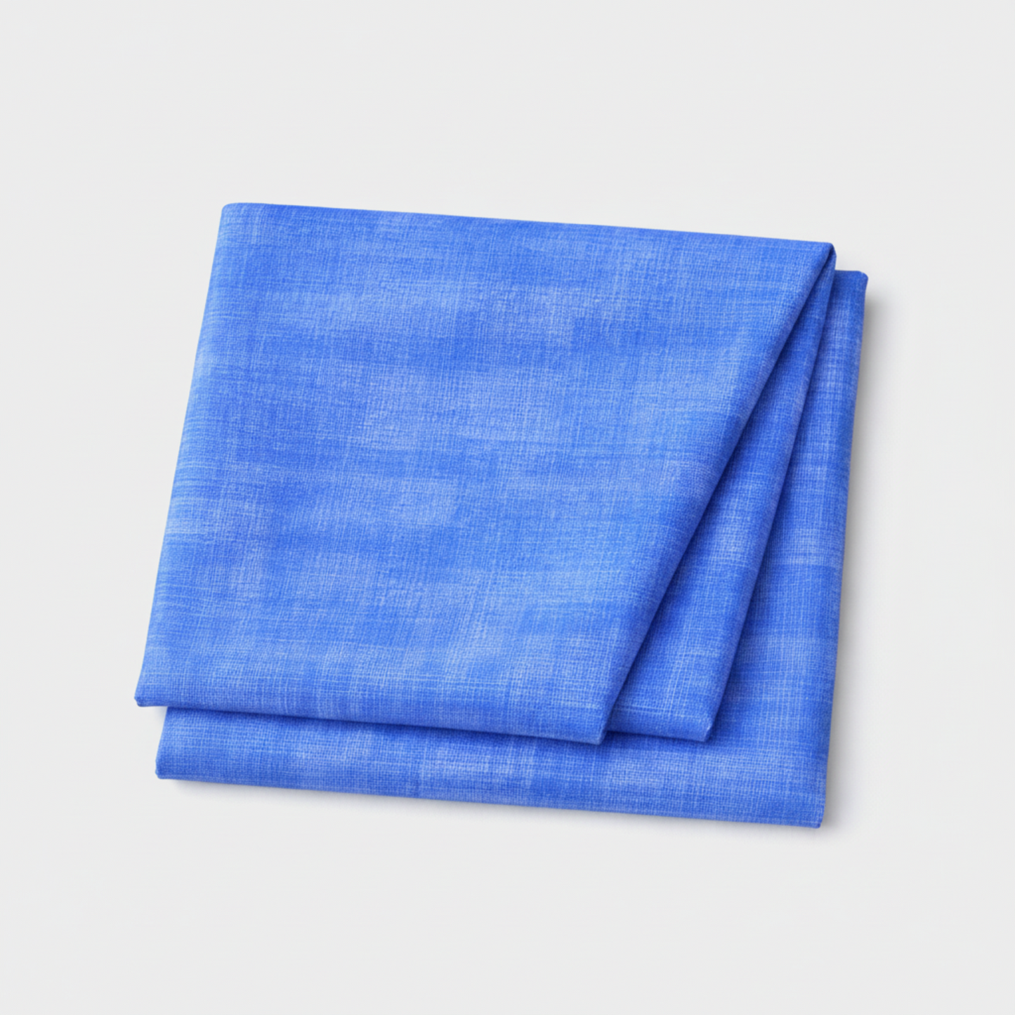 Interwoven Periwinkle quilting cotton showing fabric texture and geometric pattern detail