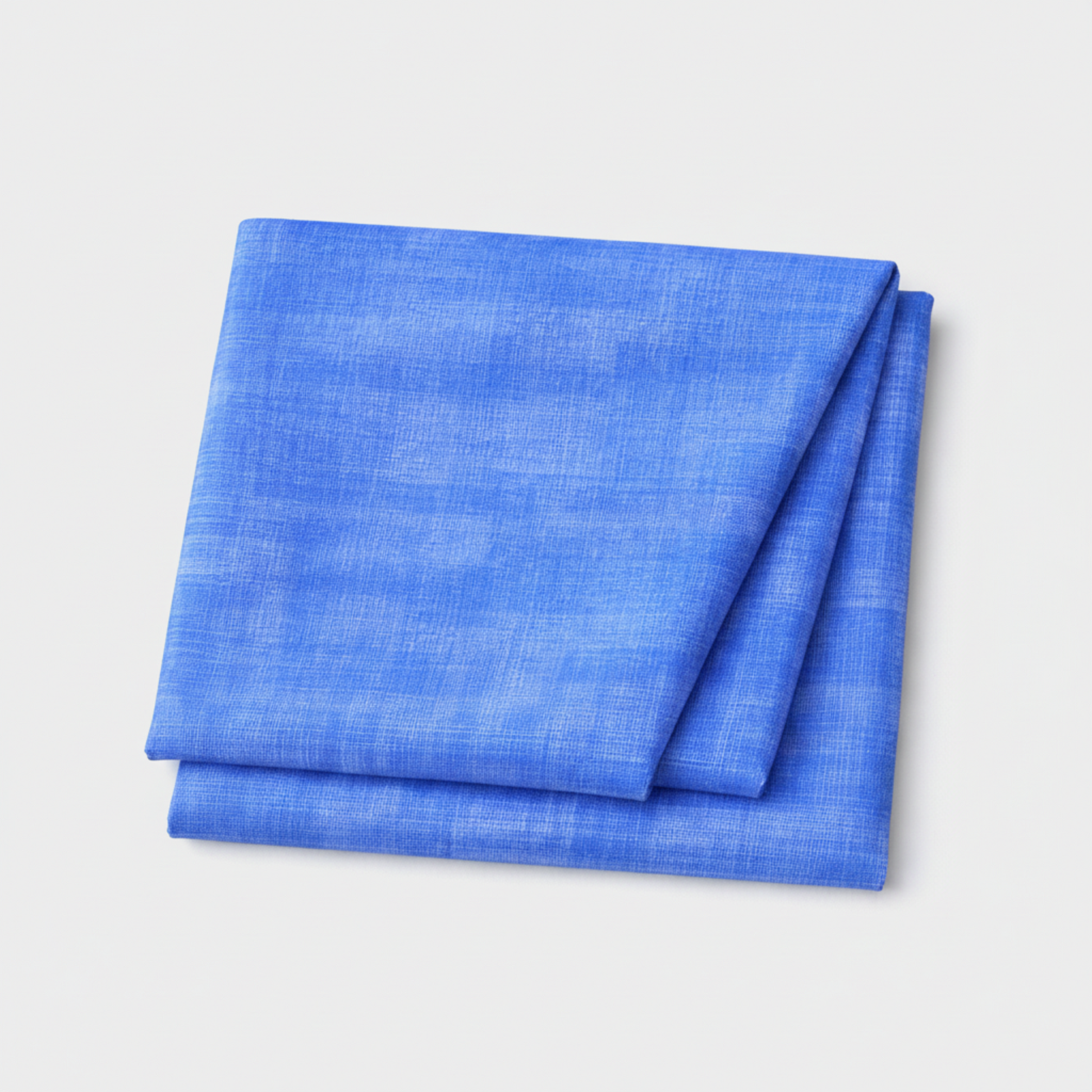 Interwoven Periwinkle quilting cotton showing fabric texture and geometric pattern detail
