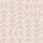 Close-up of Breezeway Cream/Light Red Triangles fabric by Maywood Studio, showing loose light red triangle and chevron motifs on a soft cream background.