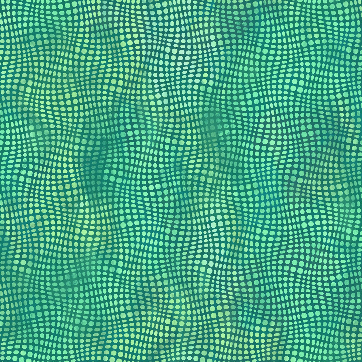 Impressions by Jason Yenter, Mint Dots – fabric – colorful textile design