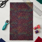 Impressions Multi Dark Raindrops quilting cotton in vibrant dark and rainbow tones – art quilting fabric