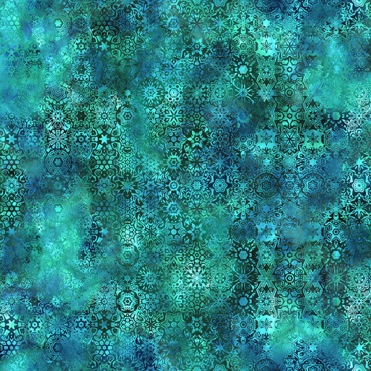 Impressions by Jason Yenter, Teal Small Mosaic