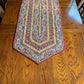 Autumn Border Vine 23" x 51" Handmade Quilted Table Runner