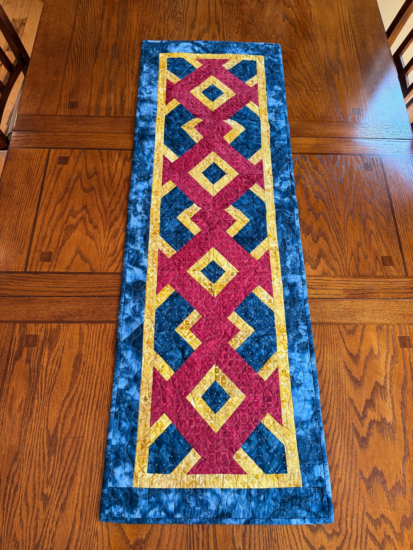 Royal  16.5" x 49.5" Handmade Batik Table Runner