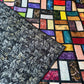 Stained Glass Quilt – 84" x 84" Handmade Twin / Full Batik Quilt