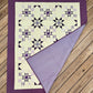 I Love Purple Quilt – 56.5" x 71.5" Handmade Throw Quilt