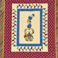 Chicken Coop Quilt 29.5" x 36.5" Handmade Wall Hanging, Table Topper, or Lap Quilt