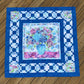 Framed Flora Quilt 46" x 46" Handmade Wall, Lap, or Throw