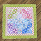 Springtime Quilt 34" x 34" Handmade Baby/Newborn/Table Topper Quilt