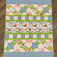 Forest Friends Orange 36" x 45" Handmade Baby Quilt