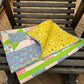Forest Friends Orange 36" x 45" Handmade Baby Quilt