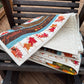 Harvest Harmony 49.5" x 53" Handmade Throw Quilt