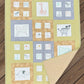 Savannah Jungle Adventure: Pastel Green & Gray 33" x 41" Handmade Baby Quilt